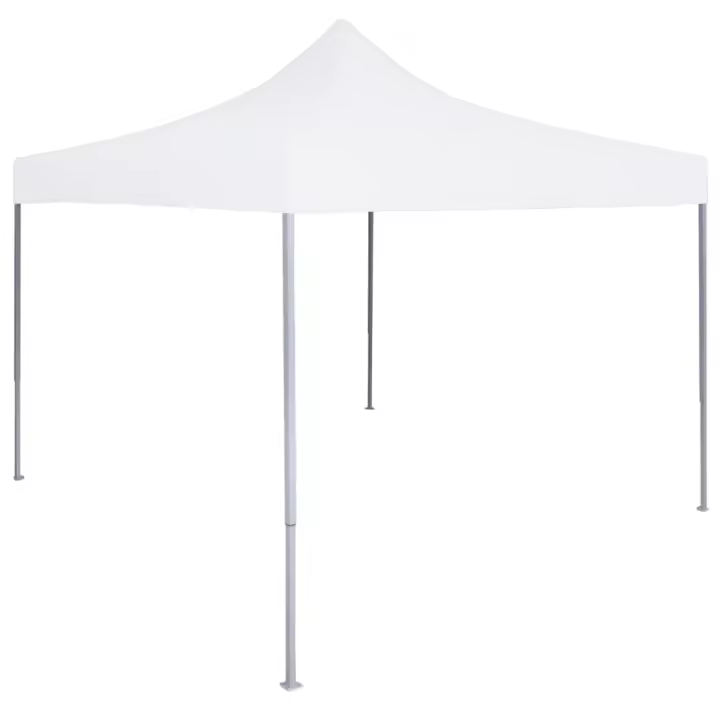 vidaXL Carpa plegable profesional acero blanco 2x2 m - 1