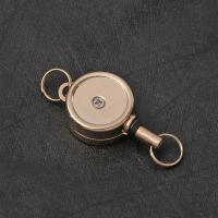 1pc Porta Tarjeta De Identificación Retráctil Cromo Metal Porta Pasaporte De Puerta Cadena De Trabajo Llavero Accesorios Para Tarjetas De Identificación - details 12