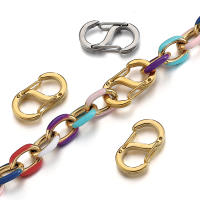 4pcs Cerraduras De Langosta De Acero Inoxidable Color Oro Con Forma S De Conector Y Hebilla Para Joyería Y Encadenados - details 3