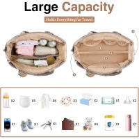 Bolso de mano, bolso de biberones, bolso plegable de gran capacidad, Bolso multiusos para pañales. - details 3