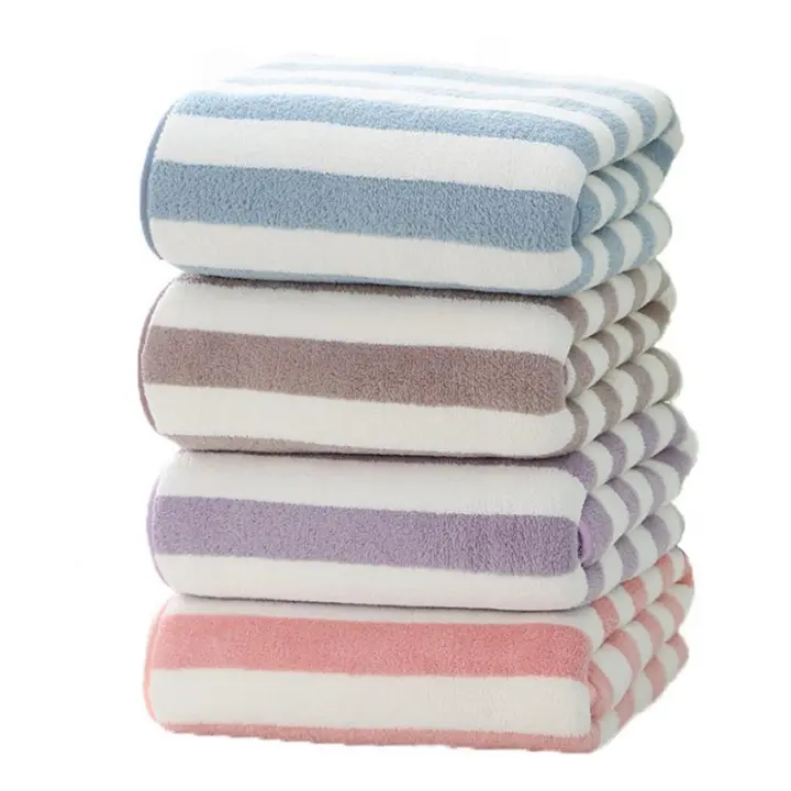 Verde Toalla de Baño de Algodón para Adultos - Absorbente - 70x140cm - 1