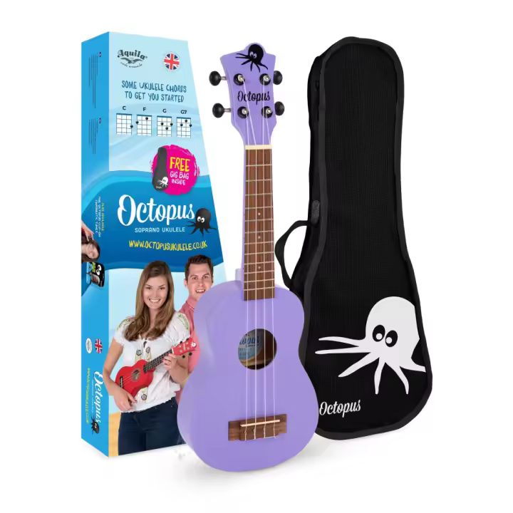 Ukelele Soprano Octopus UK-205PU Púrpura - 1