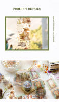 Cinta Adhesiva Creativa Yoofun 5x200cm Para Scrapbooking Y Diarismo Floral Con Diseño De Pétalos Y Hojas Para Manualidades Y Decoración - details 5