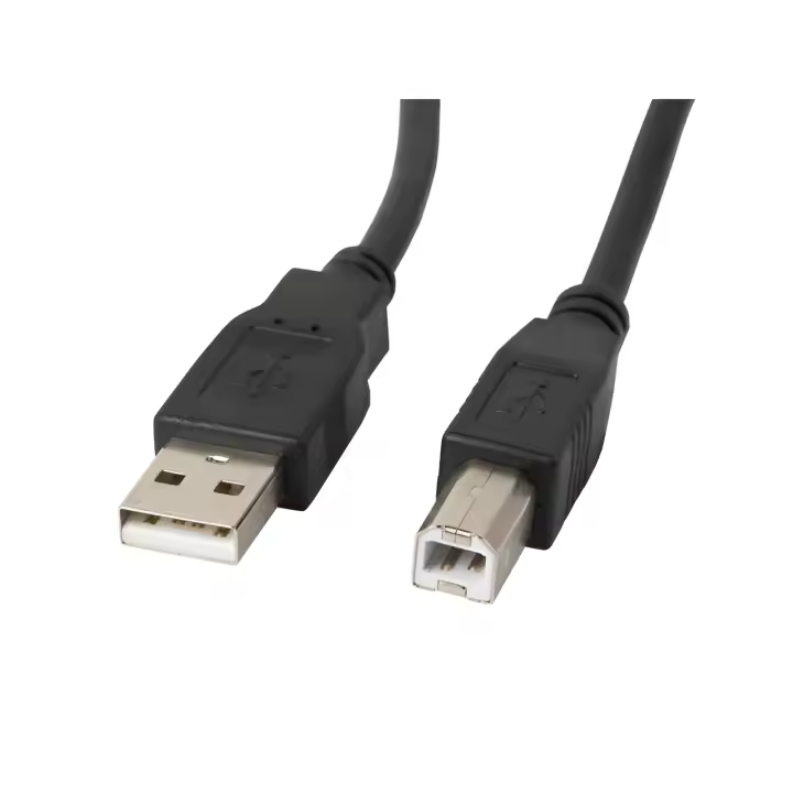 LANBERG Cable Impresora USB Macho A USB Macho con FERRITA Negro 0-5 M - 1