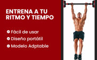 ManiBoom Barra Dominadas Puerta MULTIFUNCIONAL Sin Tornillos y PLEGABLE Carga 200kg - Pull Up Bar para Colgarse Ajuste PRECISO y Agarre Ergonomico- Barra Abdominales, Calistenia - details 5