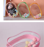 Cubierta Inteligente Para Muñeca Labubu Pop Mart 12*6.5*18cm PVC Translúcido Alta Calidad Protectora Para Juguetes Infantiles Disponible En Diferentes Colores - details 8