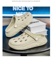 Zapatillas De Hombre Para El Jardín Y La Playa Zapatos De Comodidad Con Suela Gruesa Sandalias De Casa Exterior Clogs EVA Medio Tacón Estilo Sólido - details 9