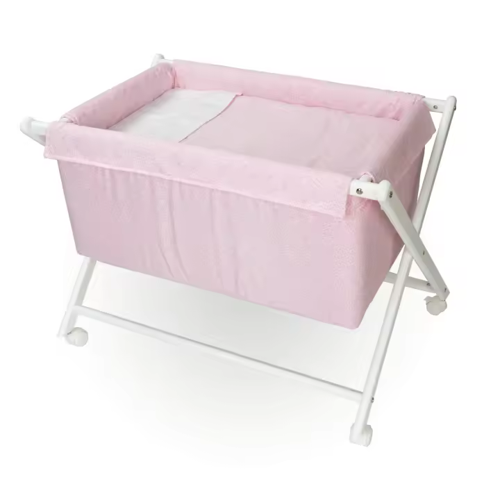 MINICUNA DE MADERA CON FORMA DE TIJERA BABYLINE. NO INCLUYE DOSEL - 1