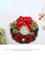 Adorno De Navidad En Forma De Cruz Para Decoración De Familia Y Fiestas Accesorios Para Puertas Ventanas Y Paredes - details 0