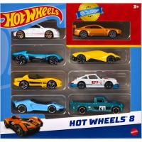 Hot Wheels Pack 8 vehiuclos Modelos Surtidos  (Modelos aleatorios ) Mattel HPV78 - details 0