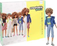 Creatable World , Figura Unisex Muñeco inclusivo Articulado, Pelucas con Rizos y Accesorios Mattel GGG56 - details 0