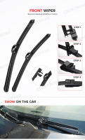 Limpiaparabrisas Delantero LHD Para VW Touareg 2008-2018 Cepillo De Limpieza De Ventanas De Coche Material ABS Grado Superior - details 1