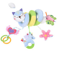 Juguete De Asiento De Coche Para Bebé 3-6 Meses Con Música Y Rattles Peluche De Zorro Espiral Colgante Para Carrito BB Squeaker Regalo Para Bebés - details 4