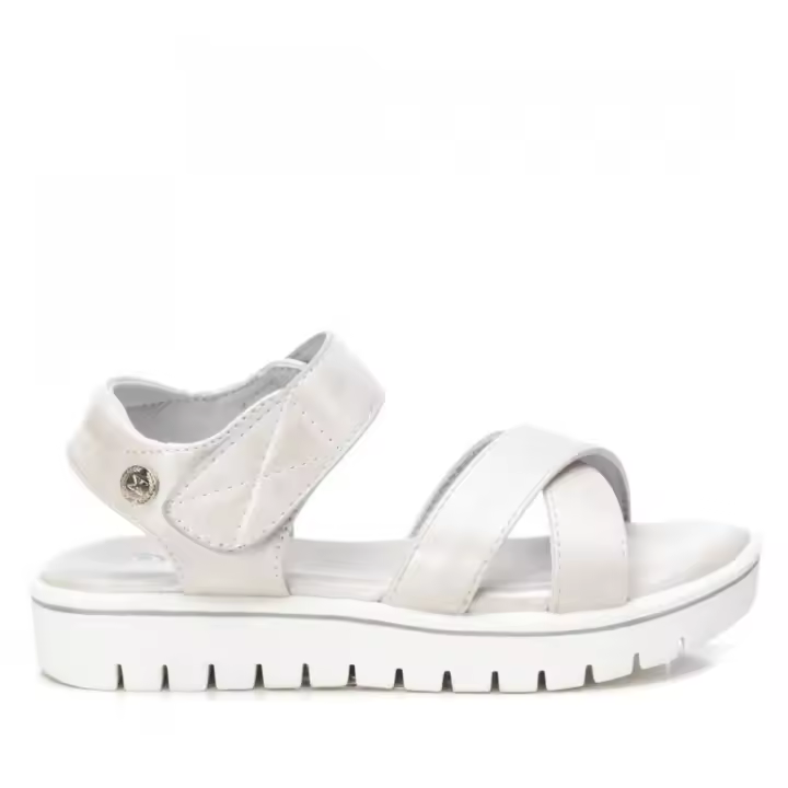 Sandalias planas niña XTI KIDS 150877 02 SANDALI VECRO PALA CRUZADA PLATA 31438 24V - 1