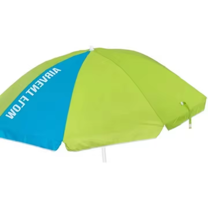 PANDAHOME  Sombrilla playa,Parasol Vari.Fibra Acero/ Nylon Upf+50 3 Colores Surtidos 160 Cm/180Cm/200Cm/220Cm - 1