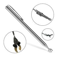 Mini Herramienta Magnética Telescópica Portátil Con Luz Para Recoger Bolas De Tornillo Varita Extendible De Metal Herramienta De Reparación De Coche - details 12