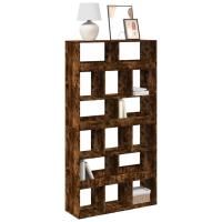 vidaXL Estantería de madera de ingeniería blanca 100x33x187,5 cm en color Blanco/Roble Sonoma/Gris sonoma y más | almacenamiento funcional diseño moderno para baño dormitorio sala - details 3