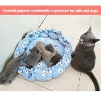 Cama De Mascota Dual Uso Ajustable Con Cordón Cómoda Y Cálida Para Gatos Y Perros Todas Las Estaciones Almohadilla De Mascota Para Pupusas - details 8