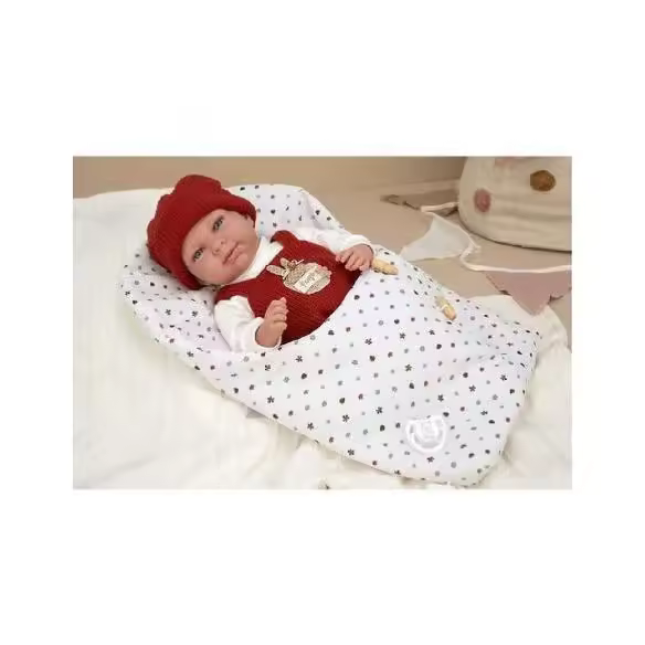 MUÑECO CON PESO CRIS NARANJA SACO DORMIR 40-CMS. - 1