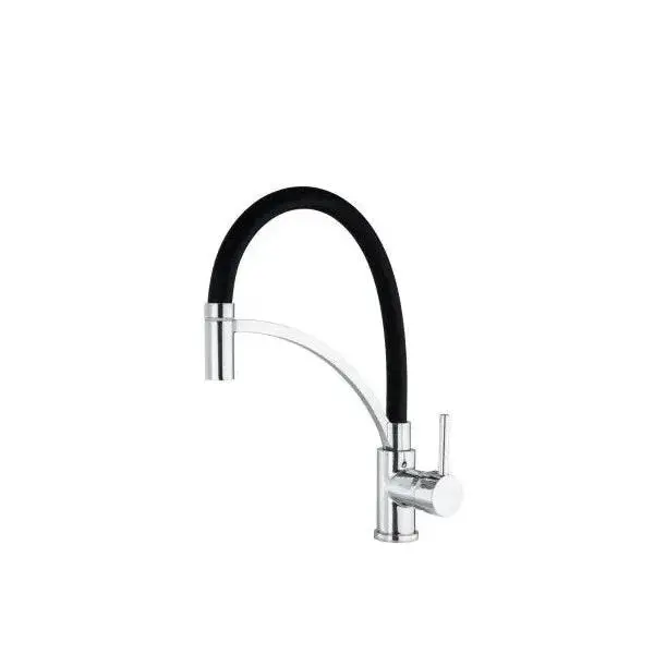 VALAZ Pas Grifo para cocina flexible con maneta monomando y caño giratorio color cromo - 1