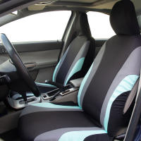 Juego completo de fundas de asiento de coche de tela de poliéster, estilo deportivo, Protector de asiento de coche Universal, se adapta a la mayoría de los coches SUV - details 31
