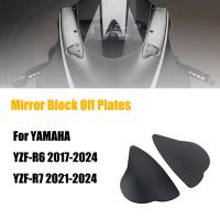 Cubierta De Reemplazo Para Espejo Retrovisor Decorativa Para YAMAHA YZF R6 R7 2017-2024 YZF-R7 2021-2024 Bloque Placas De Cubierta - details 0