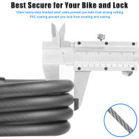 Cadena De Bloqueo Antirrobo Con Contraseña De 4 Dígitos Para Scooter Eléctrico Compatible Con Ninebot F20 F30 F40 Zero 8X 10X 11X Dualtron 1 2 G30 - details 2