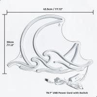Ilumina Tu Habitación Con El Leño De Luna Sobre El Mar LED De Nieve De Noche Luz De Neón Para Decoración Del Hogar Regalo De Anime - details 0