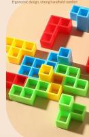 Juego De Bloques De Pila Tetra Torre Balanceada 16PCS Juguete Educativo Para Niños Edad Recomendada 3-6Años Bloques De Construcción Puzzle Tablero Bricks ABS Compatible Con Lego - details 7