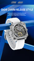 Reloj Mecánico Automático Para Hombre BINBOND H1133 2024 Tourbillon De Lujo Con Correa De Acero Y Ventana De Cristal Hardlex Resistente Al Agua Y Shock - details 3