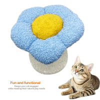 Rascador Gato Árbol para Gatos con Diseño de Flor Centro de Actividades Compacto con Ratón Colgante y Poste Rascador de Sisal - details 1