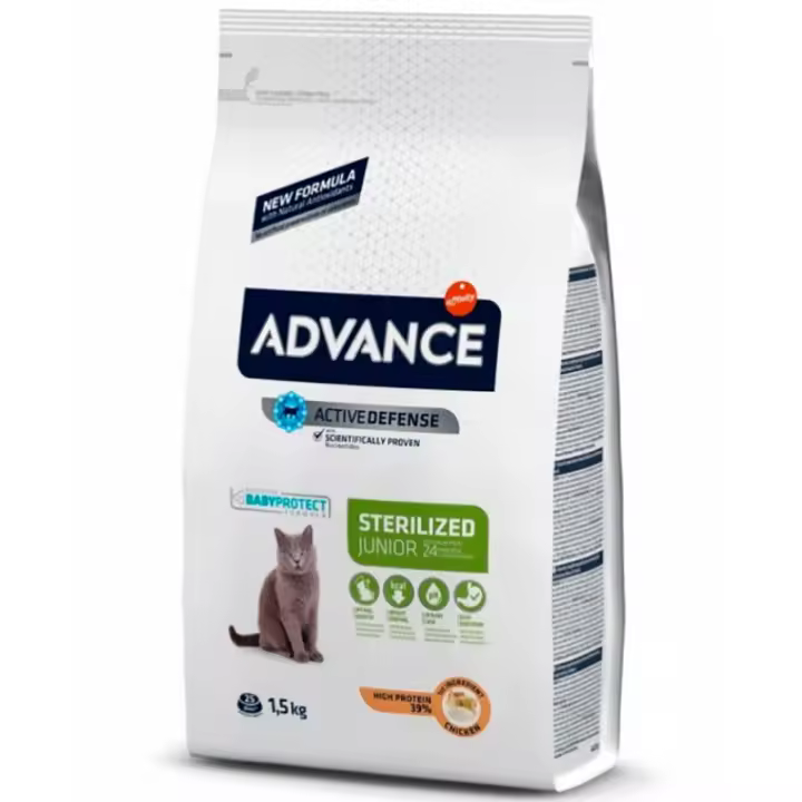 ADVANCE Junior Sterilized Para Gatos 1,5kg Affinity - 1