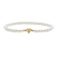 Pulsera Inicial De Perla Falsa Para Mujer Pulsera De Enlace Moda Joyería Regalo Pulsera De Cuerda A-Z Con 26 Letras - details 2