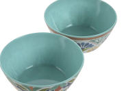 LILI HOME Vajillas de Melamina: Elegancia y Durabilidad. Plato Llano: Ø 28 cm / Plato Hondo: Ø 23 cm / Plato de Postre: Ø 20 cm / Bol Individual: Ø 13 cm / Bol de Ensalada: Ø 25 cm / Bandejas de Servir: 40 x 29 cm y 36 x 26 cm. - details 5