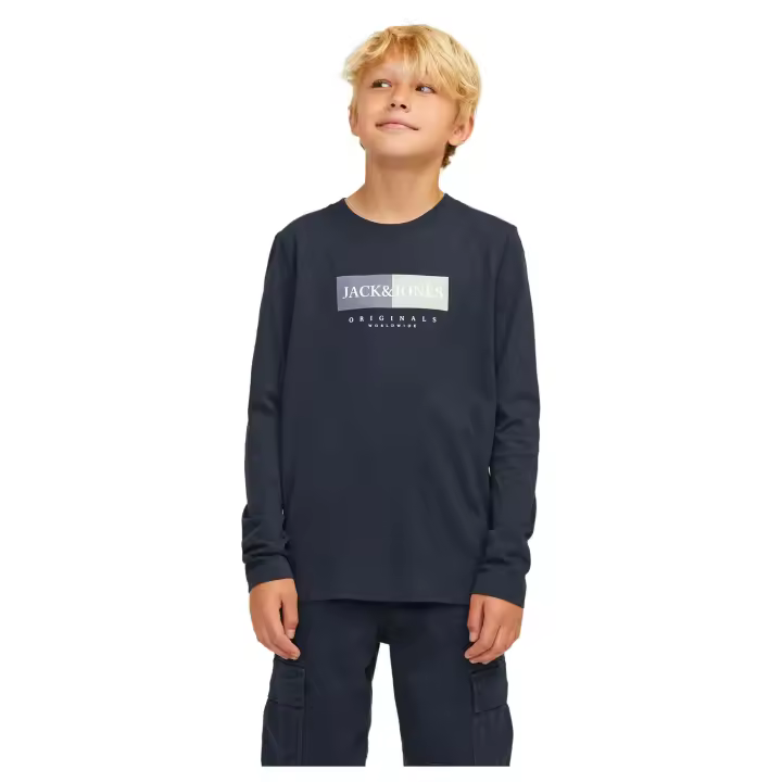 Camiseta de Manga Larga Jack&Jones  para niños en color azul - 1