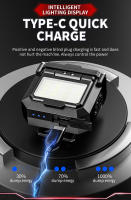Linterna Frontal LED De Sensor Infrarrojo Para Camping Y Pesca Fuente De Luz Tipo-C Impermeable Con Lente De Ángulo De 30° - details 10