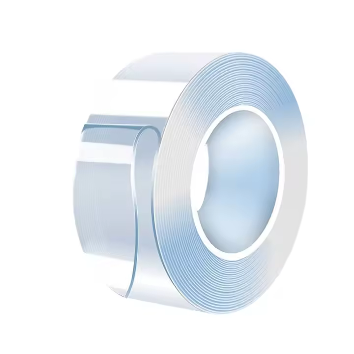 Cinta Adhesiva Doble Cara Nano 1/3/5m Impermeable Y Sin Rastro Para Baño Y Cocina Fijador De Goma Transparente Reutilizable - 1