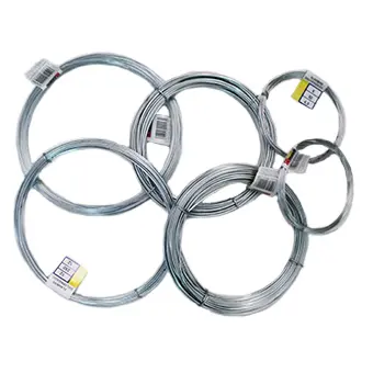 Wurko Alambre Galvanizado N14 1/4 Kg Rollo 8m para Sujeción de Mallas y Bricolaje - 1