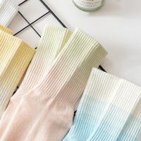 Calcetines De Yoga Para Mujer Con Tela De Algodón Y Silicona Antideslizante Media Cintura Para Fitness Y Saltos En Piso - details 9