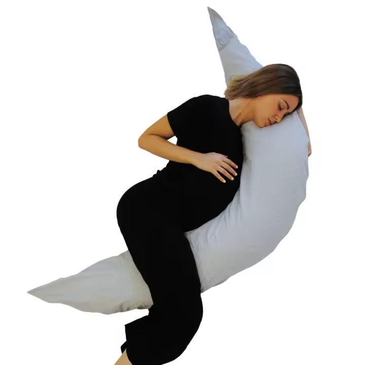 Cojín Lactancia para Dormir Bebé - Almohada Embarazada 180CM - Funda Intercambiable 100% Algodón - SEB MARKET - 1