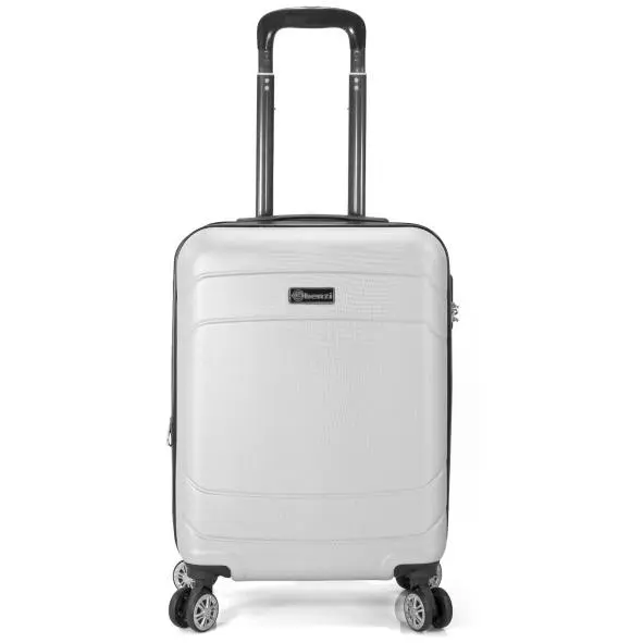Maleta grande extensible Maletas Tony Huaca blanca - 1