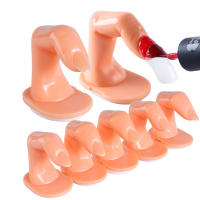 Herramienta De Práctica Para Uñas Postizas Falsas Herramientas De Manicura DIY Plásticas Flexibles Unidades Individuales - details 0