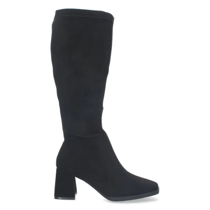 PuntoSalao Botas altas de tacón medio para mujer color negro YG-716 - 1