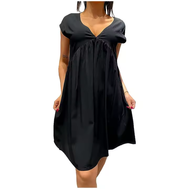 Vestidos marca Losan modelo 312-7024Al-Black para mujer en color negro - 1