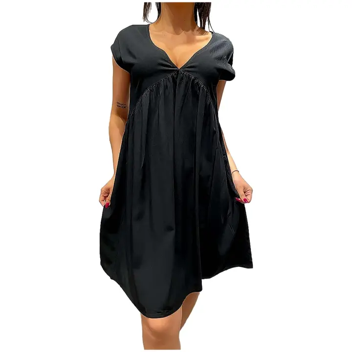 Vestidos marca Losan modelo 312-7024Al-Black para mujer en color negro - 1