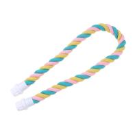 Juguete Para Pájaros Colgante De Algodón Y Correa Colorido Percha Para Masticar Juguete De Cazuela De Aves Juguete De Escalada Para Pájaros - details 14