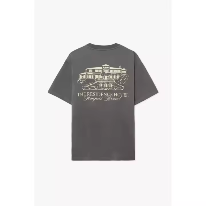 Pompeii Camiseta Hombre Residence Gris     Camiseta hombre - 1