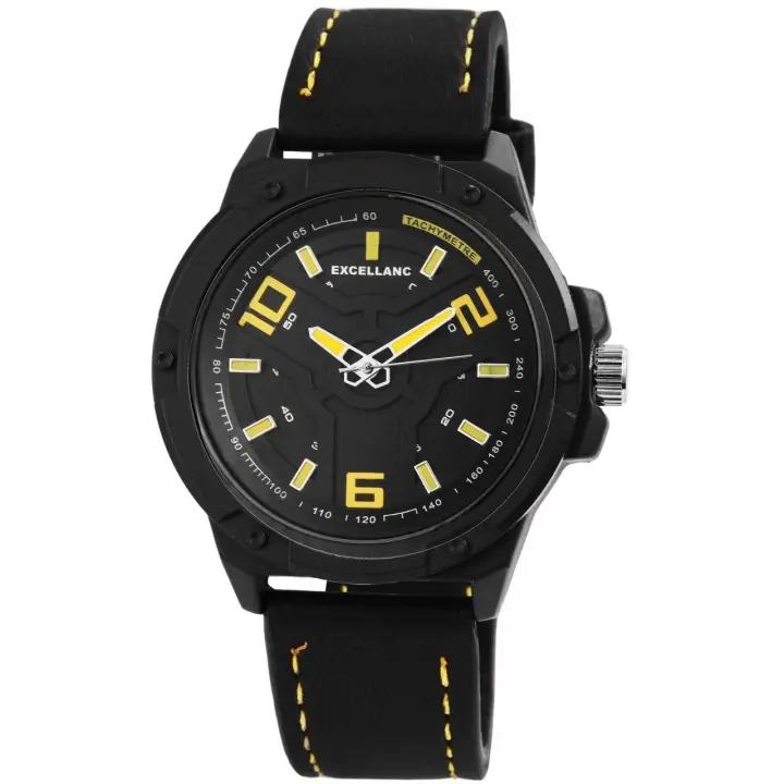 Reloj Excellanc® Hombre com Bracelete em Pele Sintética - 1