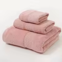 Juego de toallas de algodón de lujo para el hogar, Set de 3 piezas, Ultra suave, altamente absorbente, incluye 1 toalla de baño, 1 toalla de mano, 1 paño - details 7