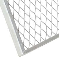 vidaXL Tamiz de jardín acero galvanizado - details 2
